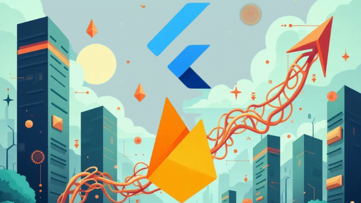 رسم توضيحي لعملية تحميل وتنزيل الملفات باستخدام Firebase Cloud Storage
